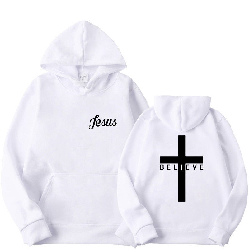 Jesus Printed Men s Hoodie MY GOD SHOP 21