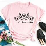 Flower Heart Love T-shirts