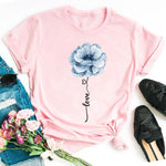 Flower Heart Love T-shirts