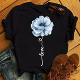 Flower Heart Love T-shirts