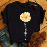 Flower Heart Love T-shirts