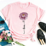 Flower Heart Love T-shirts