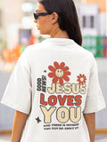 Jesus Loves You Cotton T-Shirt