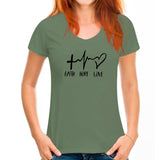 Faith, Hope, Love Cotton Shirt