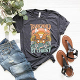 Boho "transformed by Christ" T-Shirt