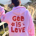 God Is Love Retro Hoodie