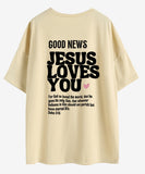 "Jesus Loves You" Oversized T-Shirt