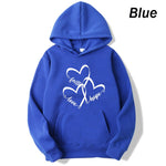 Faith Hope Love Heart Hoodie