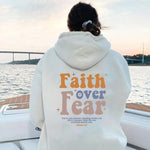 Retro Faith Over Fear Hoodie