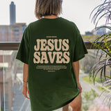 Jesus Saves Oversized T-Shirt