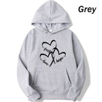 Faith Hope Love Heart Hoodie