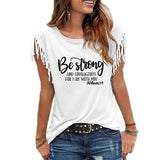 Be Strong and Courageous Women's T-Shirt