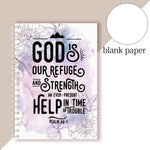 A5 Spiral Notebook - God Is My Refuge And Strength