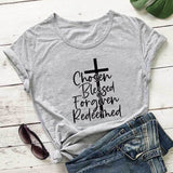 Chosen Blessed Forgiven Cross T-Shirt