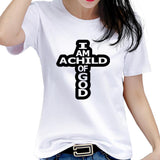 White "I Am A Child Of God" T-Shirt