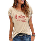 Be Strong and Courageous Women's T-Shirt