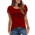 Be Strong and Courageous Women's T-Shirt