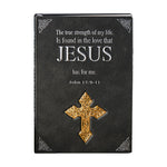 A5 Embossed Hardcover Jesus Notepad