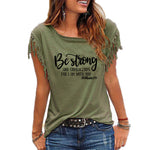 Be Strong and Courageous Women's T-Shirt