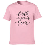 Faith Over Fear Male T-Shirt