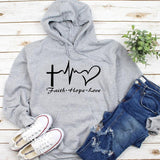 Faith Hope Love Hoodie