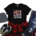 Love Like Jesus Retro T-Shirt