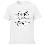 Faith Over Fear Male T-Shirt