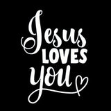 Jesus Loves You Vinyl Sticker