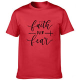 Faith Over Fear Male T-Shirt