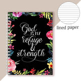 A5 Spiral Notebook - God Is My Refuge And Strength