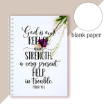 A5 Spiral Notebook - God Is My Refuge And Strength