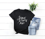 "Jesus Loves Me" Women's T-shirt