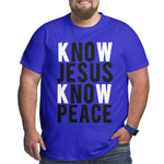 'Know Jesus Know Peace' Men's T-Shirt