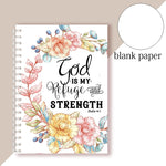 A5 Spiral Notebook - God Is My Refuge And Strength