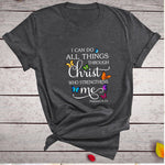 "I Can Do All Things" (Philippians 4:13) Women's T-shirt