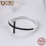 Sterling Silver Faith Cross Ring