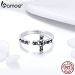 Sterling Silver Cross Ring (Onesize)