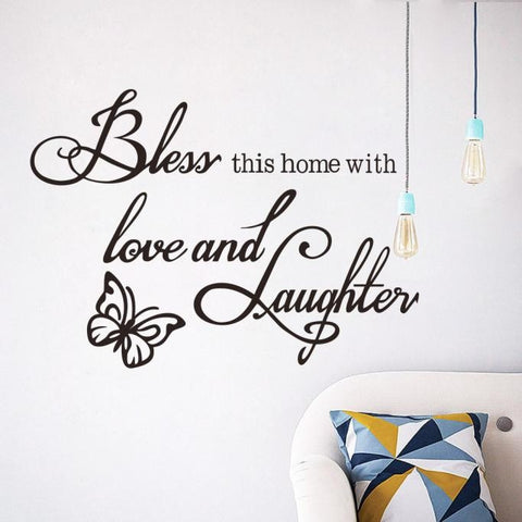 Bless This Home Wall Sticker