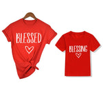 Blessed Matching Mom and Child T-Shirt