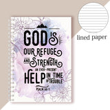 A5 Spiral Notebook - God Is My Refuge And Strength