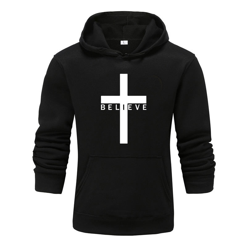 Men's Hoodie - Black - L