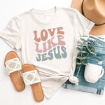 Love Like Jesus Retro T-Shirt