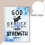 A5 Spiral Notebook - God Is My Refuge And Strength