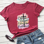 Chosen, Blessed, Forgiven, Faith Cross T-Shirt