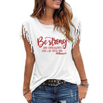 Be Strong and Courageous Women's T-Shirt