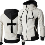 Believe Men's Zipped Hoodie