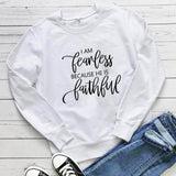 I am Fearless Because He is Faithful Women's Hoodie