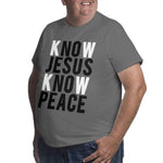 'Know Jesus Know Peace' Men's T-Shirt