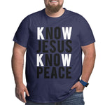 'Know Jesus Know Peace' Men's T-Shirt