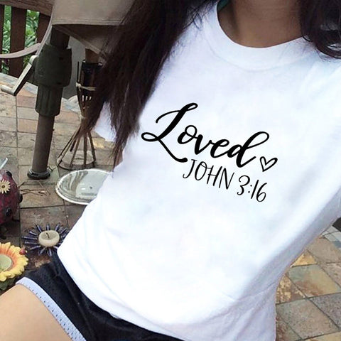 "Loved" John 3:16 T-Shirt